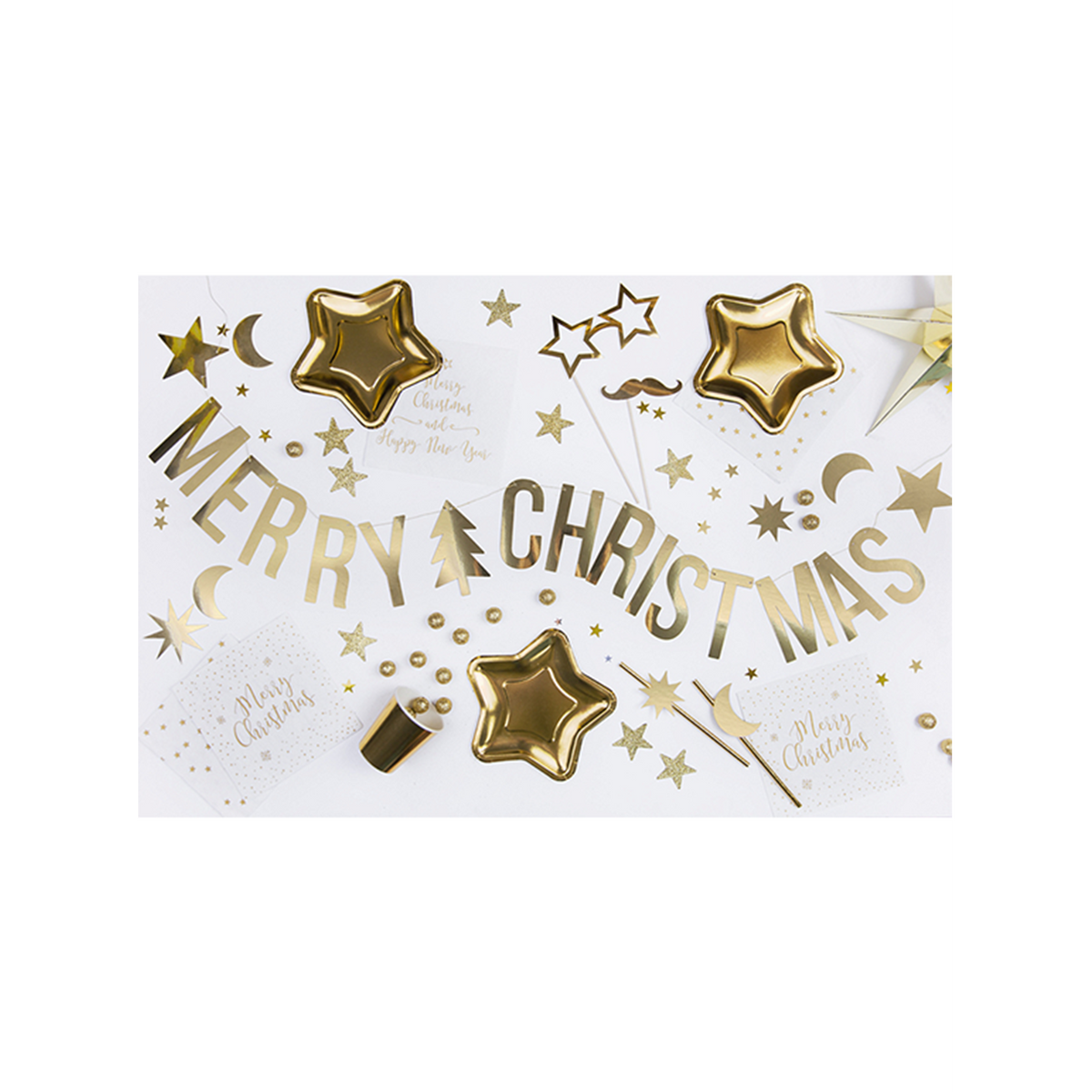 1 Feestelijke slinger - Merry Christmas