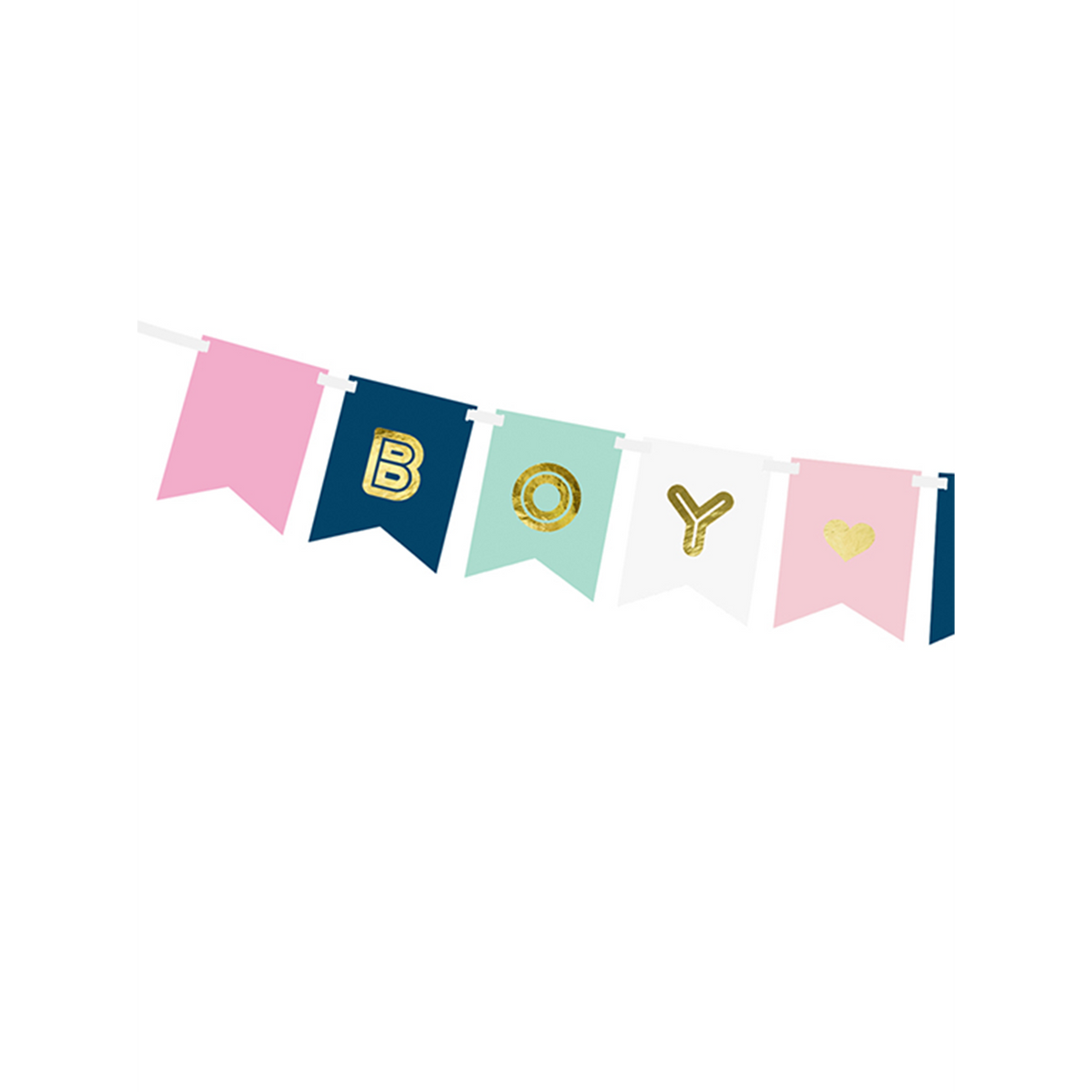 1 Feestbanner - Boy or Girl