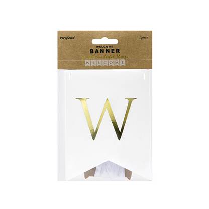 1 slingerslinger - Welkom - Wit