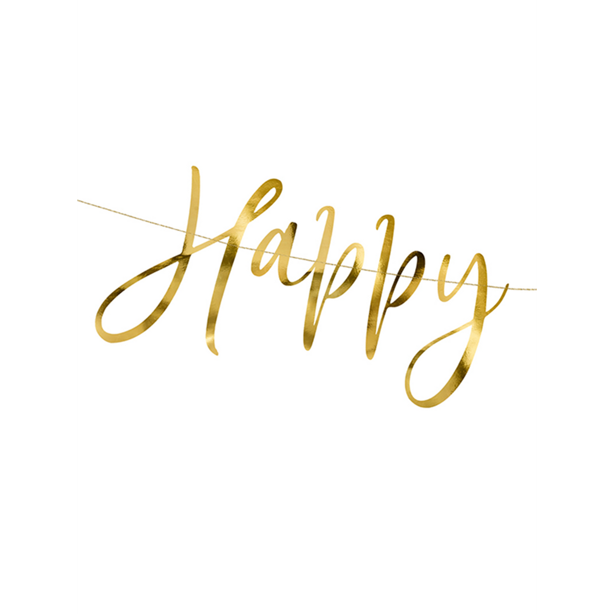 1 Banner-Girlande – Happy New Year