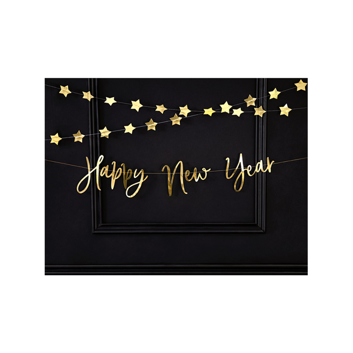 1 Banner-Girlande – Happy New Year