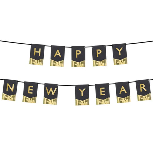 1 vlaggenlijn - Happy New Year