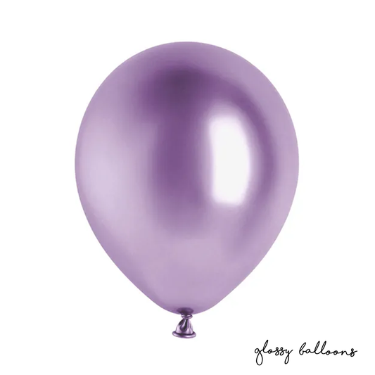 10 Ballonnen - Ø 30cm - Glanzend - Violet