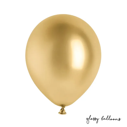 10 ballonnen - Ø 30cm - Glanzend - Goud
