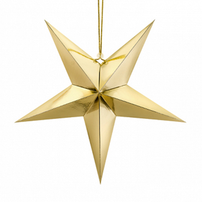 1 Paperstar - 45cm - Goud