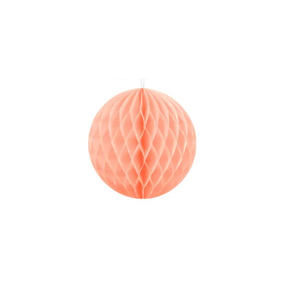 1 Honingraatbal - Ø 10 cm - Licht perzik
