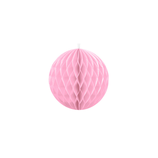 1 honingraatbal - Ø 10cm - Roze
