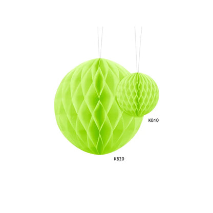 1 Honingraatbal - Appelgroen - Ø 10cm