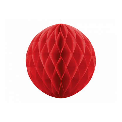 1 honingraatbal XL - Ø 20 cm - Rood