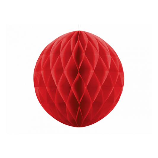1 honingraatbal XL - Ø 20 cm - Rood