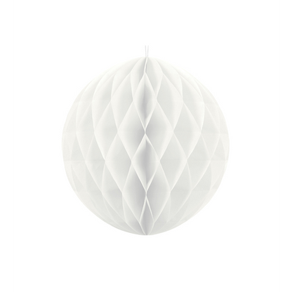 1 honingraatbal XL - Ø 20 cm - Wit