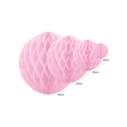 1 honingraatbal XL - Ø 20 cm - Roze