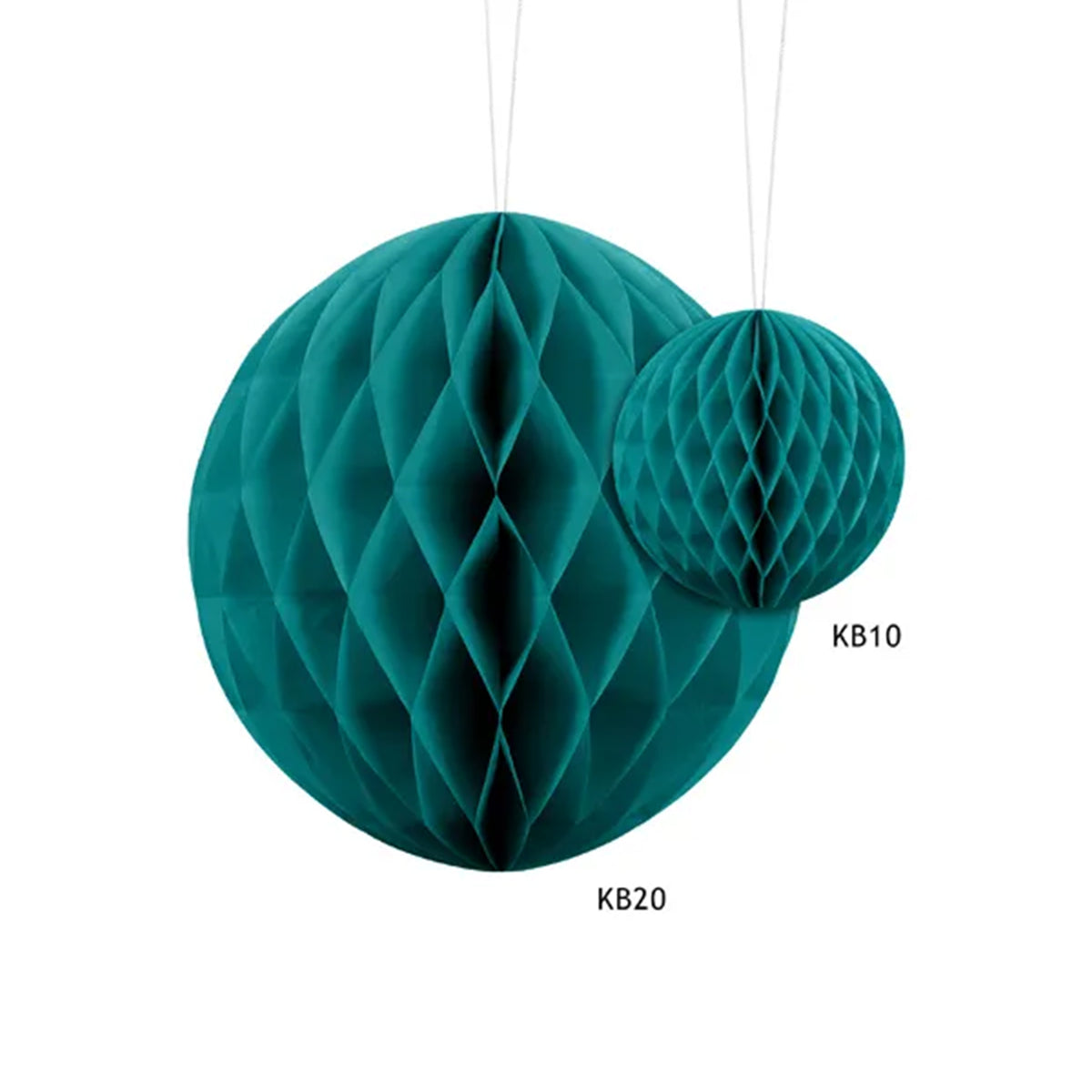 1 honingraatbal XL - Ø 20cm - Laguneblauw