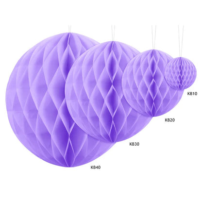 1 honingraatbal XXL - Lila - Ø 30cm