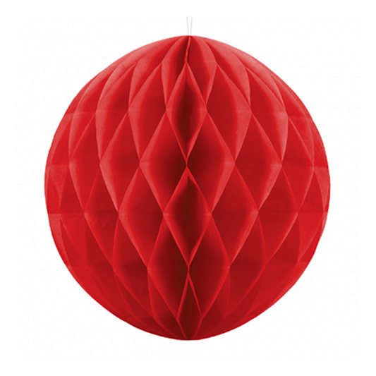1 honingraatbal XXL - Ø 30cm - Rood