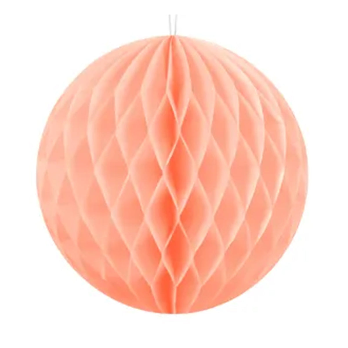 1 Honingraatbal XXL - Ø 30cm - Licht perzik