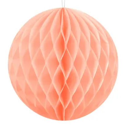 1 honingraatbal XXXL - Ø 40cm - Licht perzik