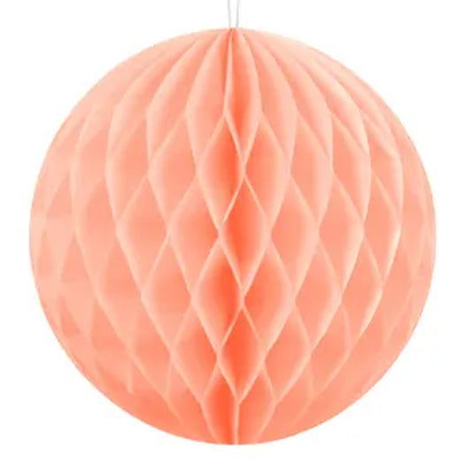 1 honingraatbal XXXL - Ø 40cm - Licht perzik