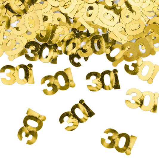 15 g metallic confetti - 30 goud