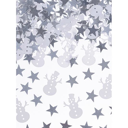 7g metallic confetti - sneeuwpop