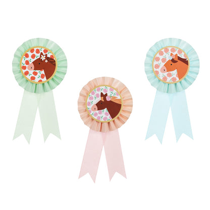 3 rozetten - Paarden