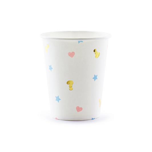 6 Papieren bekers Trend - 200ml - Boy or Girl