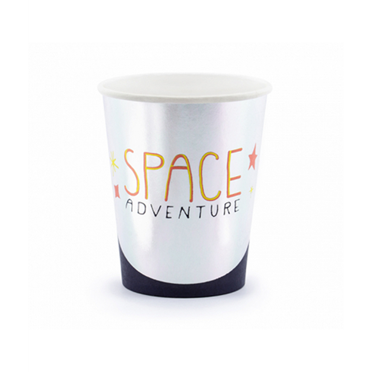 6 papieren bekers Trend - 200ml - Space Party