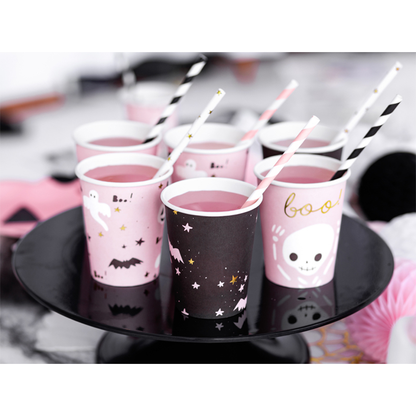 6 papieren bekers Trend - 220ml - Boo