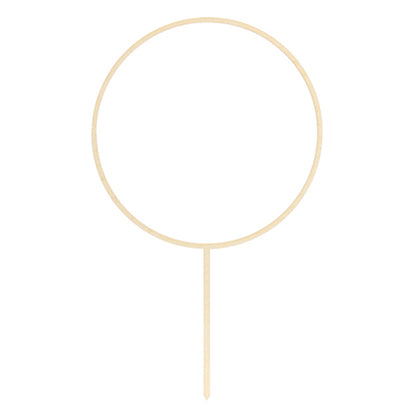 1 Cake Topper - Hout - Hoop