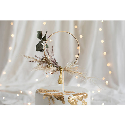 1 Cake Topper - Hout - Hoop