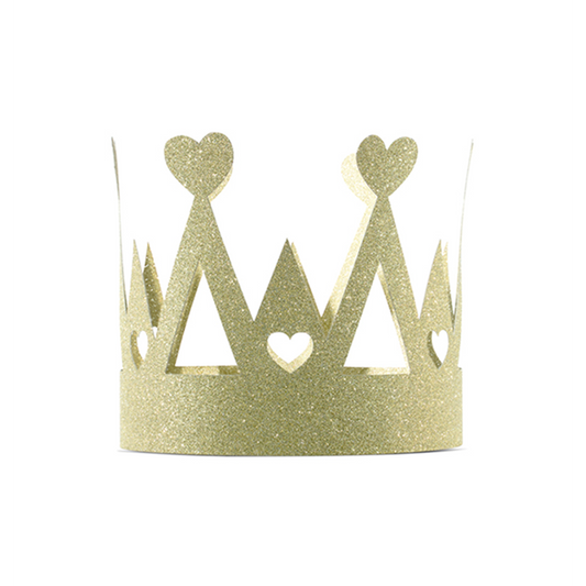 1 Feestkroon - Prinses - Goud