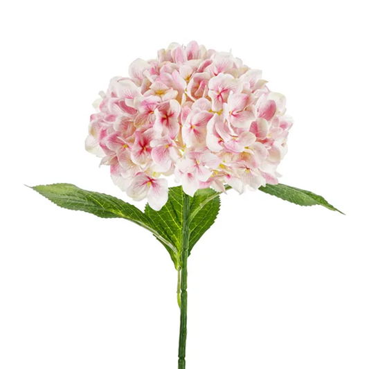 1 Kunstbloem - Hortensia - 69 cm - Lichtroze