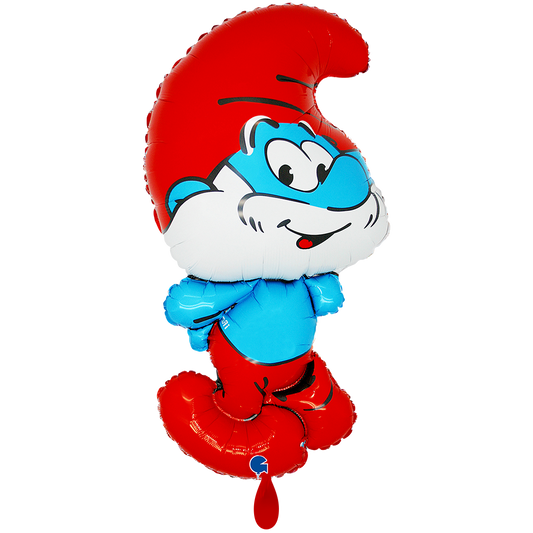 1 Ballon XXL - De Smurfen - Grote Smurf