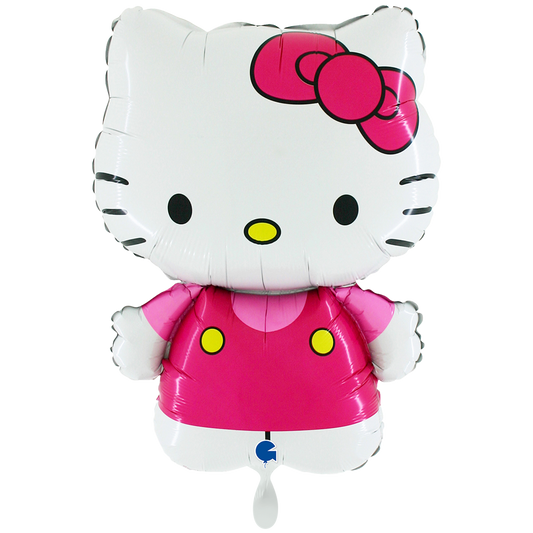 1 ballon XXL - Hello Kitty Fuchsia