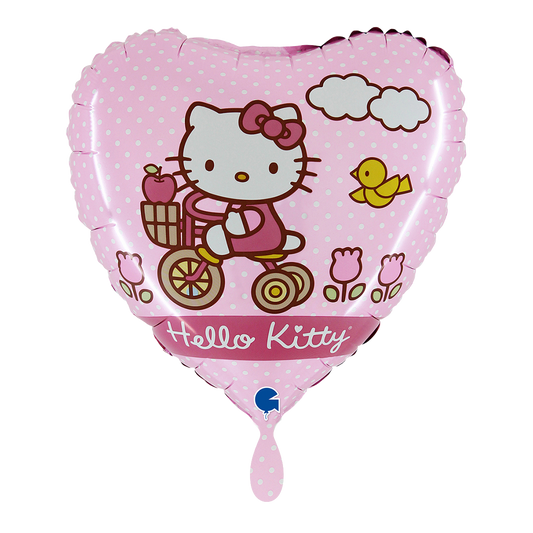 1 Ballon - Hello Kitty Fiets
