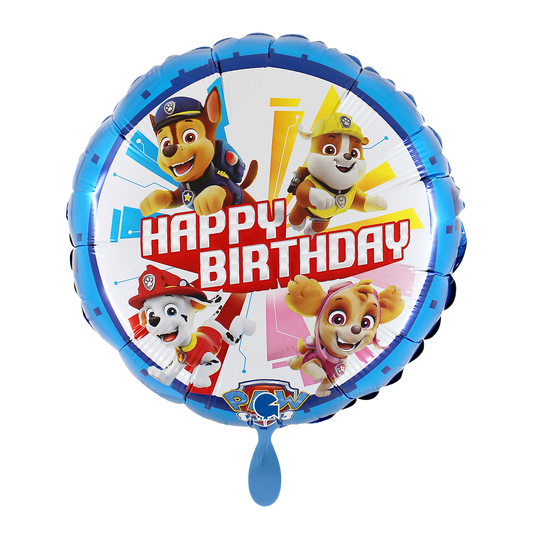 1 Ballon - Paw Patrol - Happy Birthday