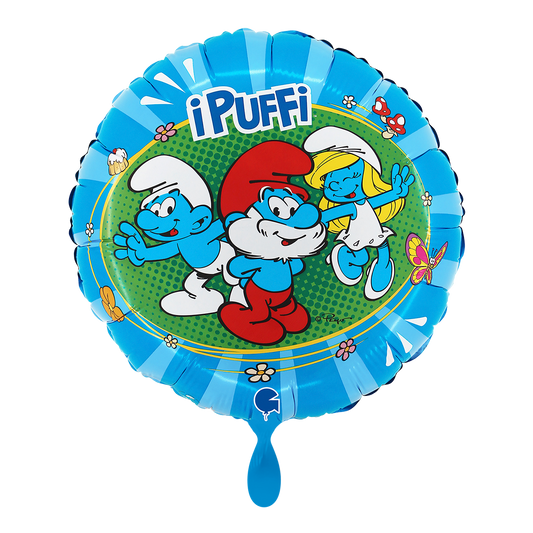 1 Ballon - De Smurfen - Puffi