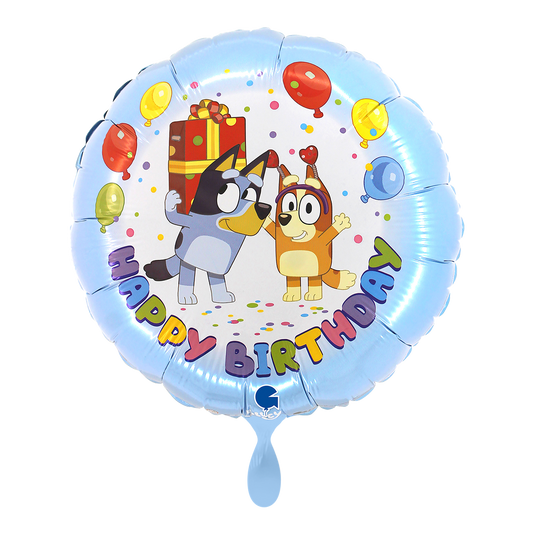 1 Ballon - Bluey - Happy Birthday
