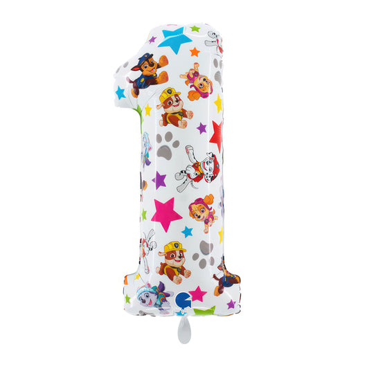 1 Ballon XL - Paw Patrol - Nummer één