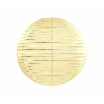 1 Lampion XL - Ø 35 cm - Crème
