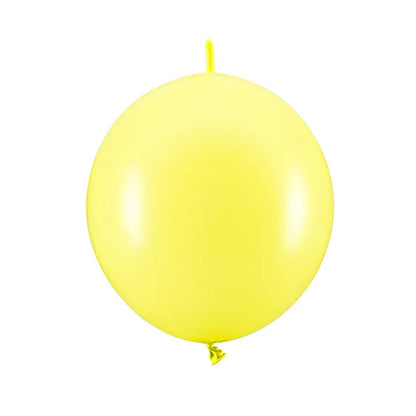 20 Slingerballonnen - Ø 28cm - Pastel Lemon Zest