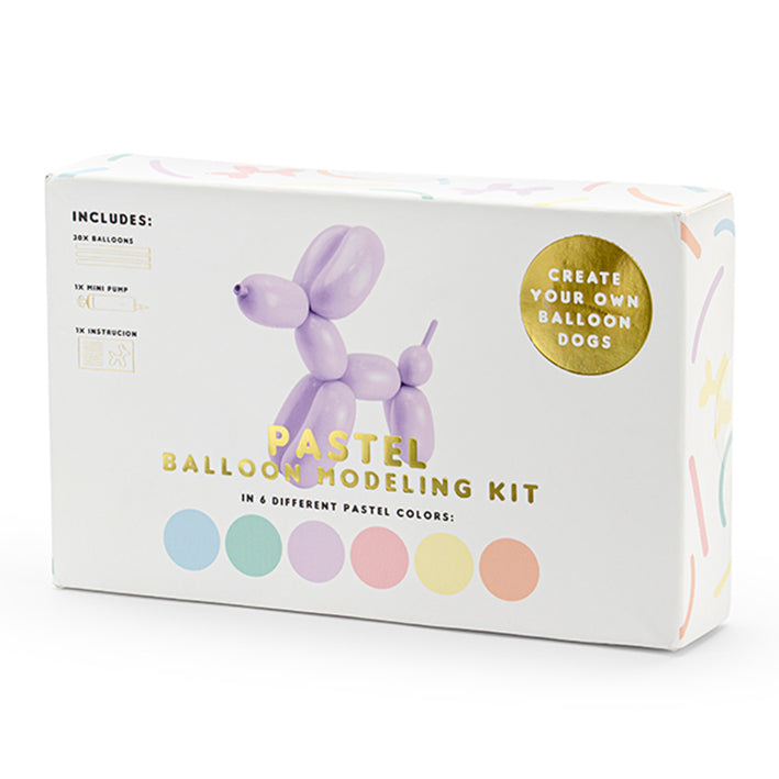 1 Ballonset - Modelleerballonnen - Pastel