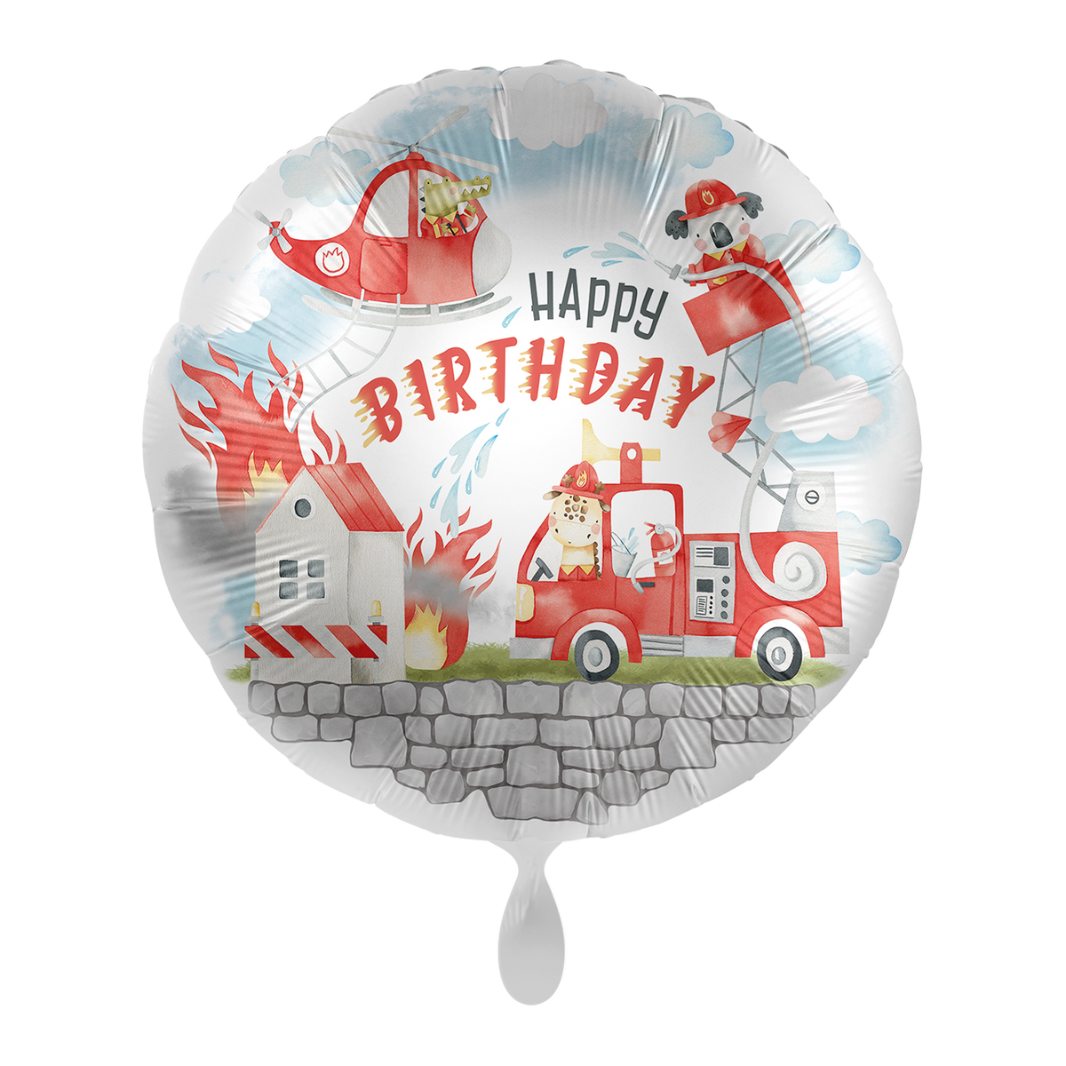 1 Ballon - Tier Feuerwehr - DEU
