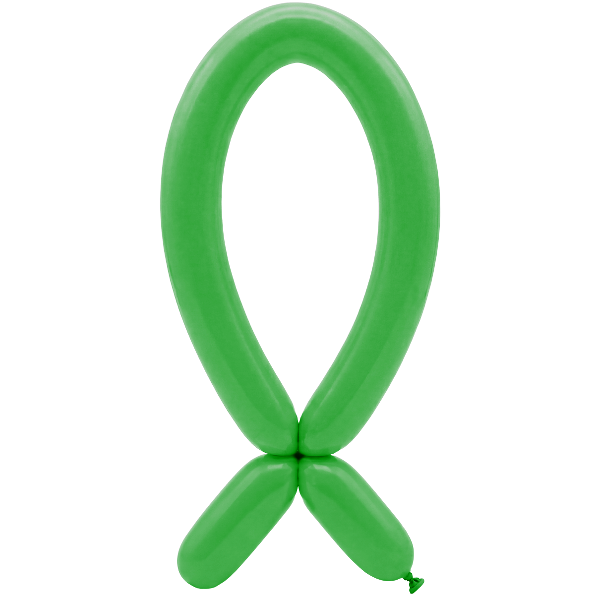 50 Modelleerballonnen - Tuit omhoog - 5x152cm - Groen