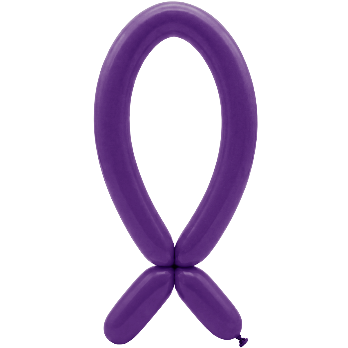 50 Modelling Ballonnen - Tuit omhoog - 5x152cm - Violet
