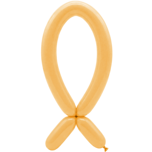 50 Modellierballons – Öffnung nach oben – 5x152cm – Peach Blush