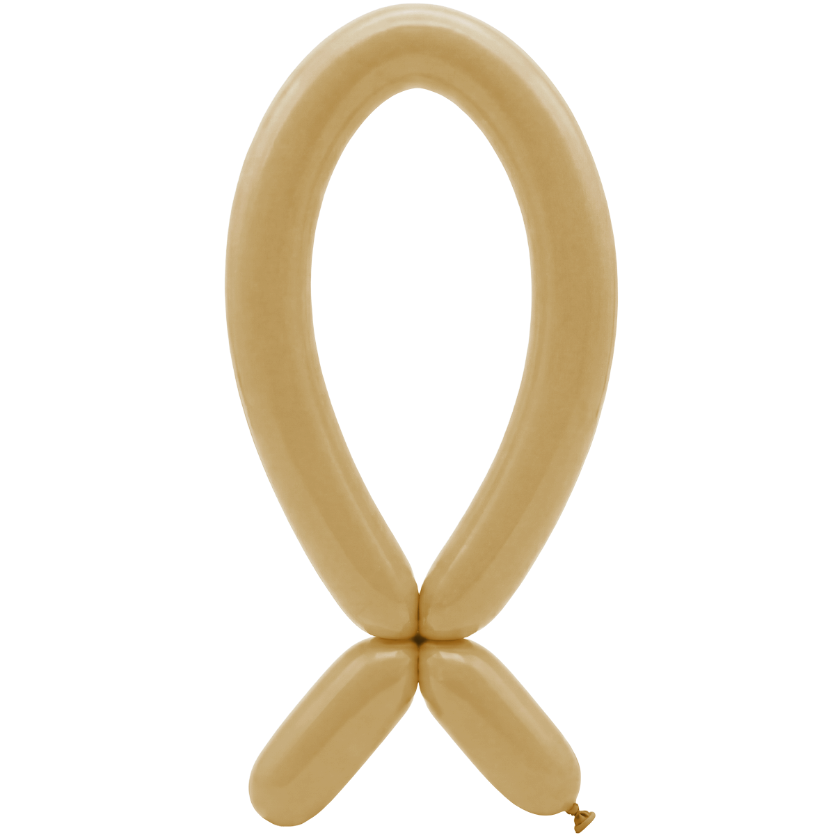 50 Modellierballons - Tuit omhoog - 5x152cm - Latte