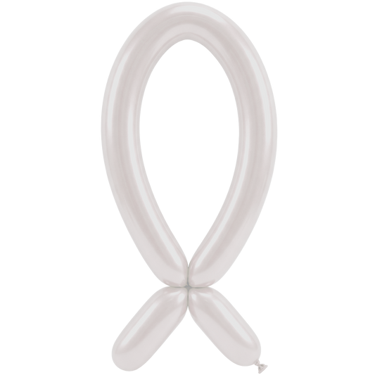 50 Modellierballons - Tuit omhoog - 5x152cm - Parel Parel