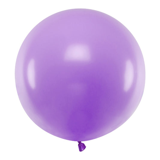 1 reuzenballon - Ø 60cm - Pastel - Lavender Blue