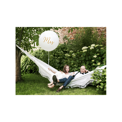 1 Reuzenballon - Ø 1m - Mrs - Goud